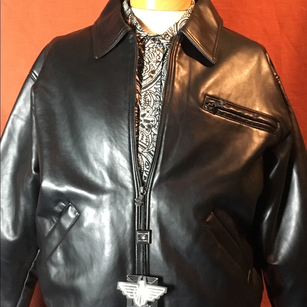 Men’s leather jacket / unused
